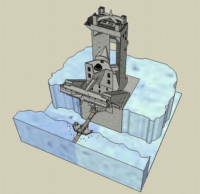 Castle Ice bird view 1