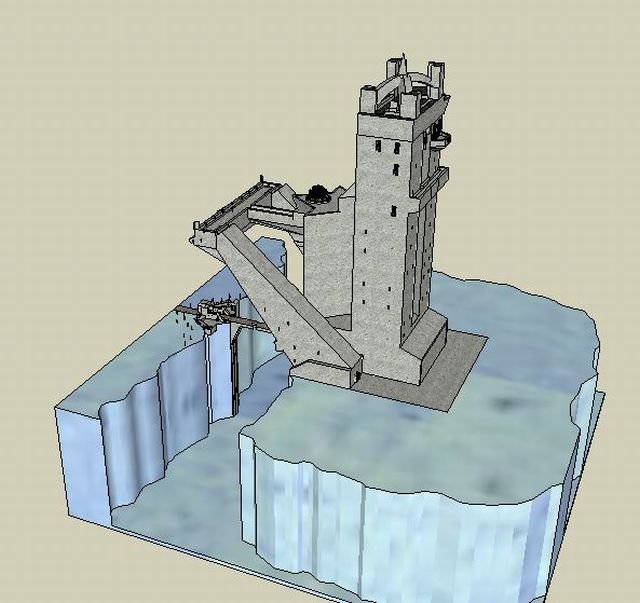 Castle Ice bird view 2