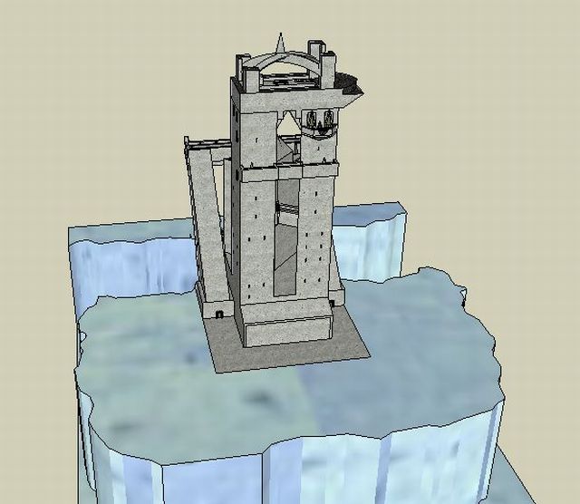 Castle Ice bird view 3