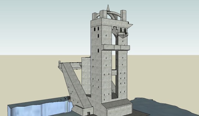 Castle Ice two towers 1