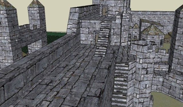 Teuton castle battlements 2