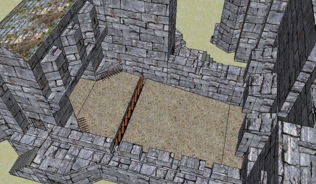 Teuton castle gate fortifications 1