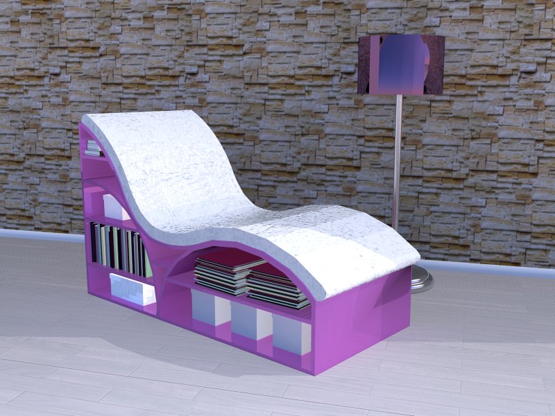 Chaise 22, pink, awesome