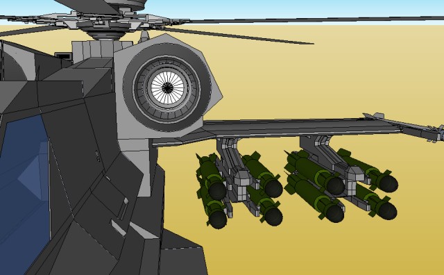 Helicopter engine intakes 2