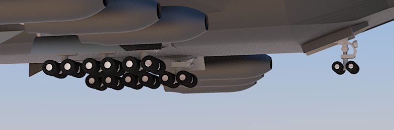 Landing gear, zoomed