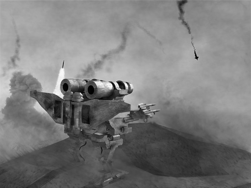 Realistic, missiles, plane going down