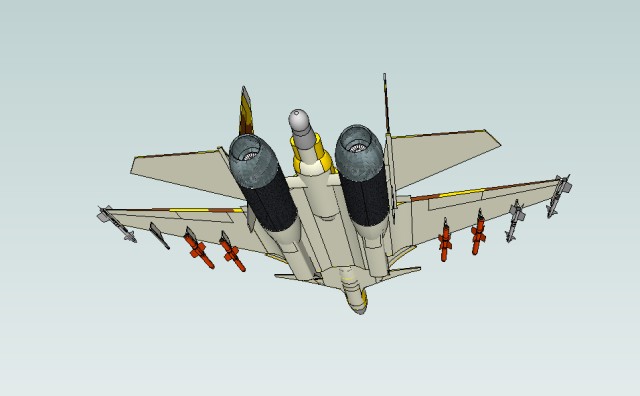 Plane 2 rear bottom view