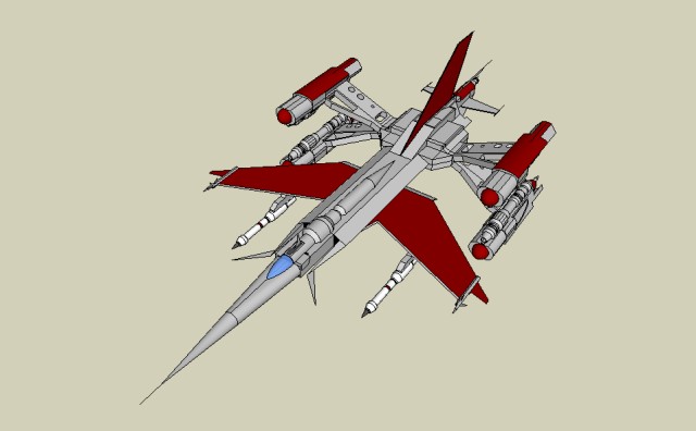 Spacecraft 1 left front top