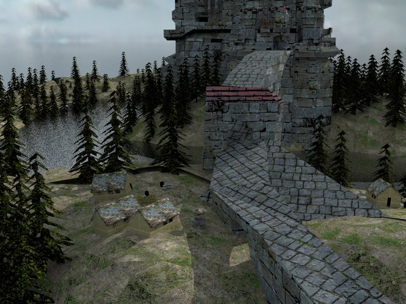 Bird's view 3, houses