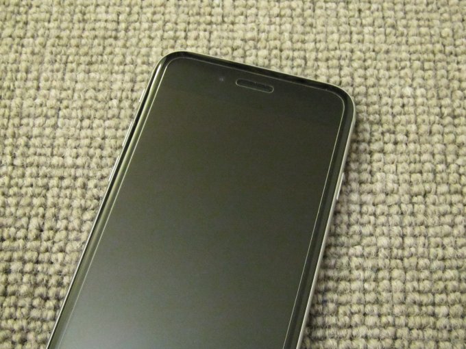 Front view, zoomed, turned off