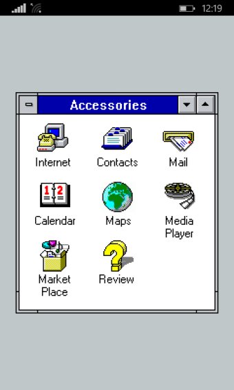 Windows 3.1 running