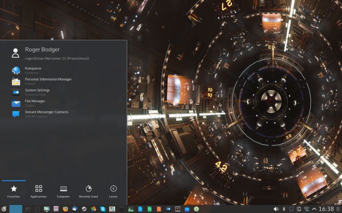 Dark theme, fixed menu
