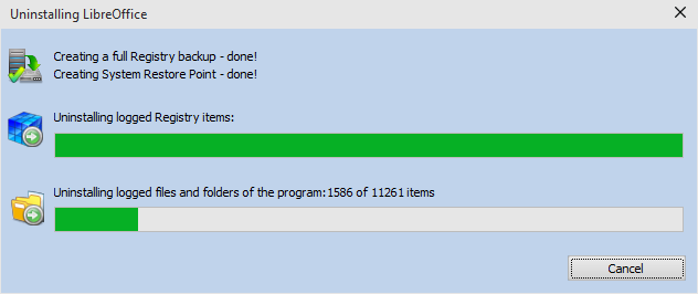 Uninstalling LibreOffice