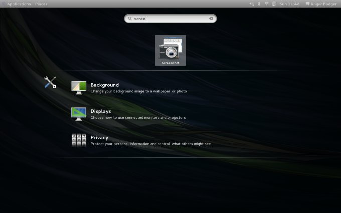 Search through Activities