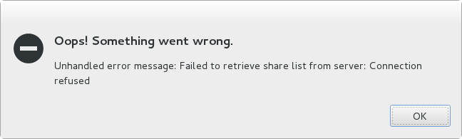 Samba, must use IP addresses