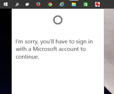 Cortana is sorry