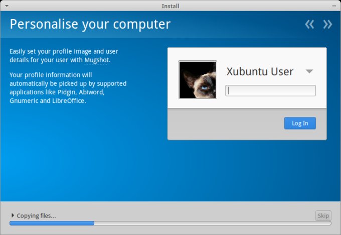 Xubuntu, installing
