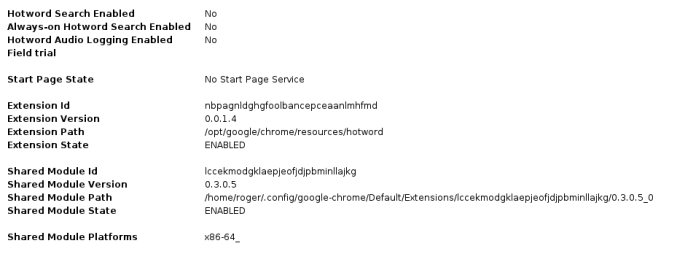 Linux voice search more