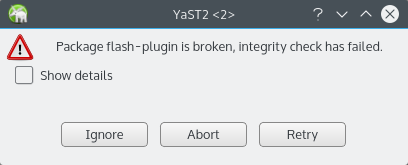 Broken Flash package