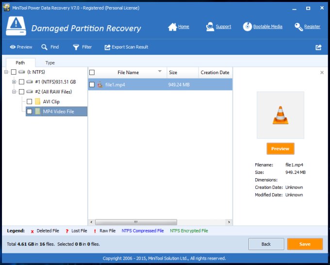 Recovered files, good