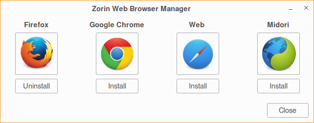 Browser manager