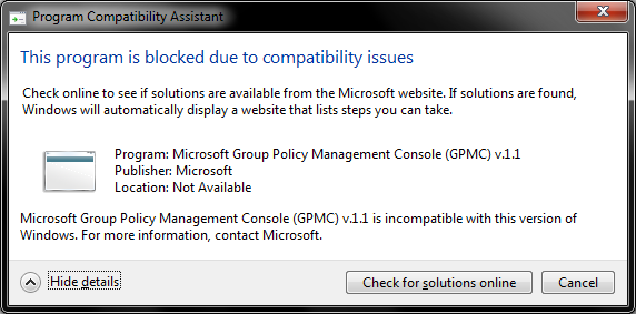 Compat issues with GPMC