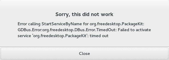Package manager errors