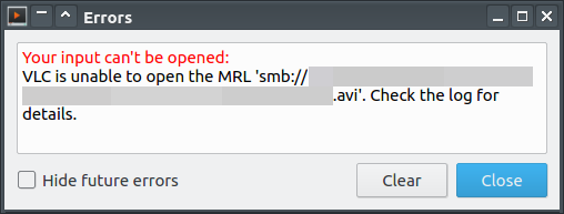 Cannot open remote stream