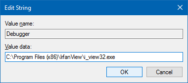 Irfanview as debugger for Notepad