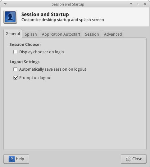 Save user session on logout