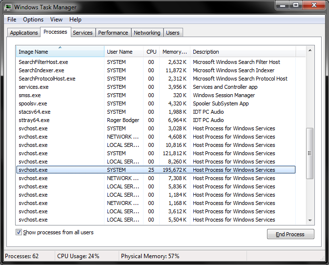 Slow updates, svchost.exe still busy