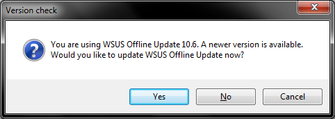 Update popup