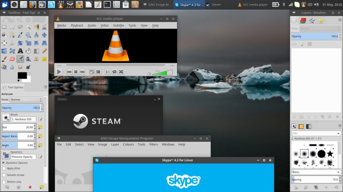 Looking nice, with extra apps