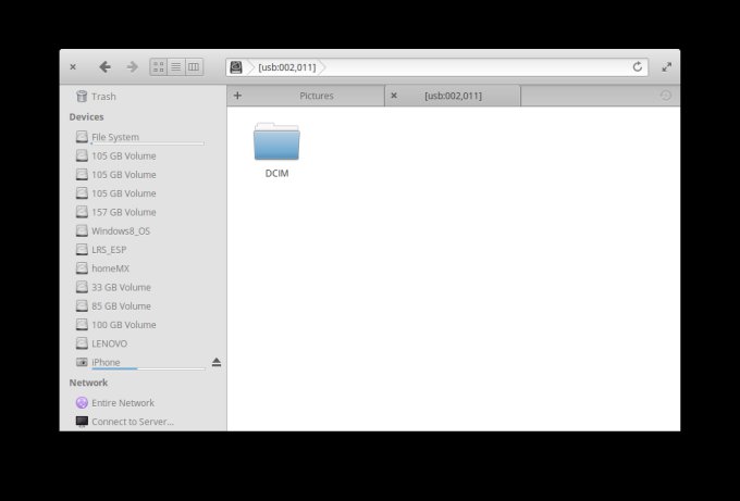 iPhone mounted as camera