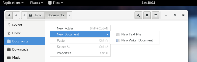 Right click, create docs