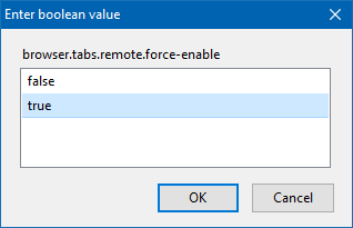 Create new boolean value