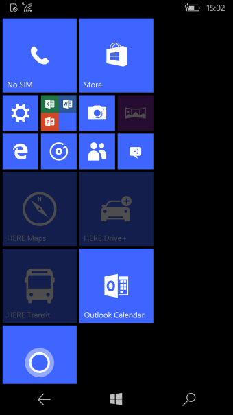 Old home screen imported