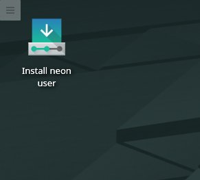 Widget icon position