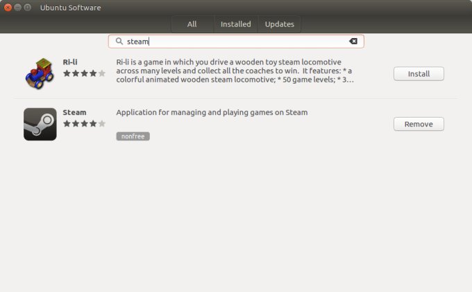 Software Center, works better than before