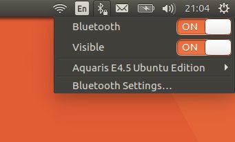 Paired with Ubuntu Phone