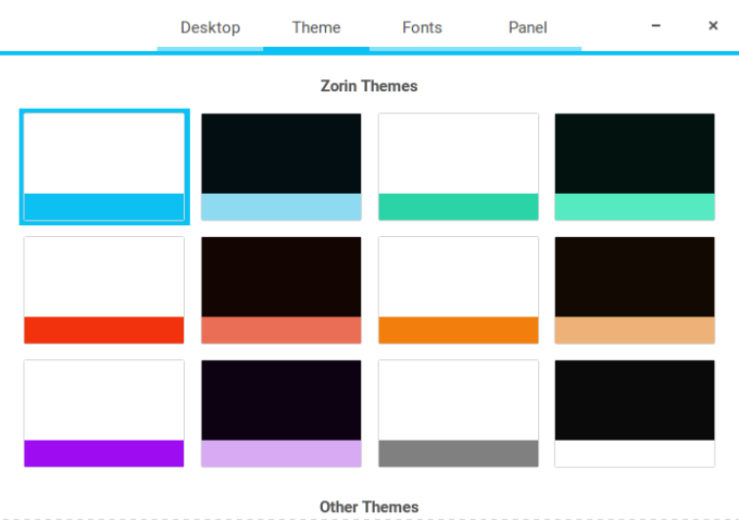 Themes, too flat, too abstract