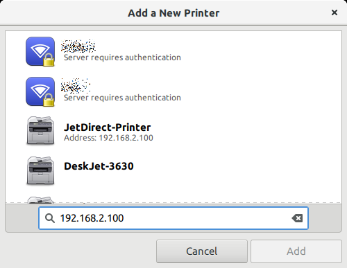 Fedora, device search