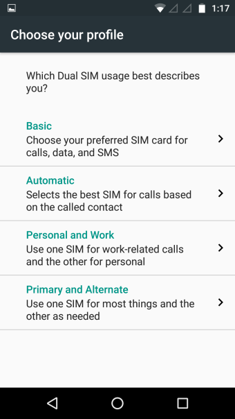 Dual SIM profiles