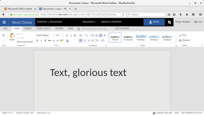 Gray background color