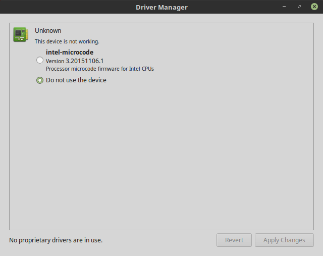 Microcode, not enabled by default