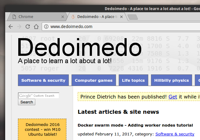 Tabs on top nonsense