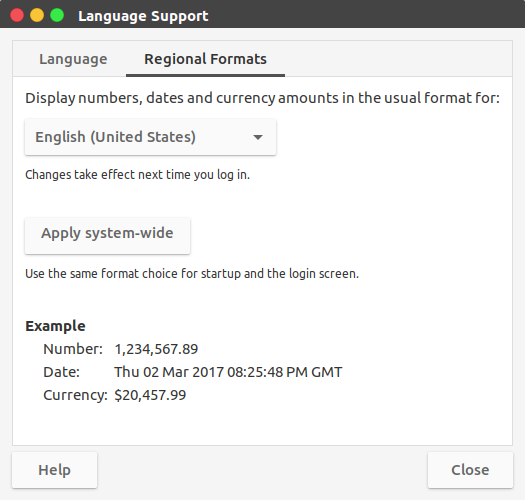 Vimix, system settings 2