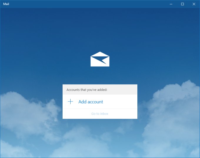 Mail application