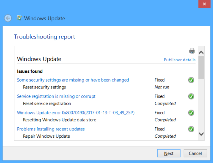 Diag tool finds many errors