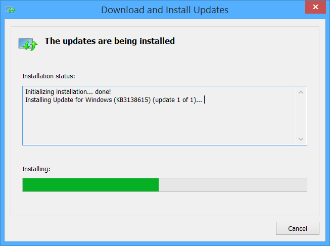 Standalone patch, installing